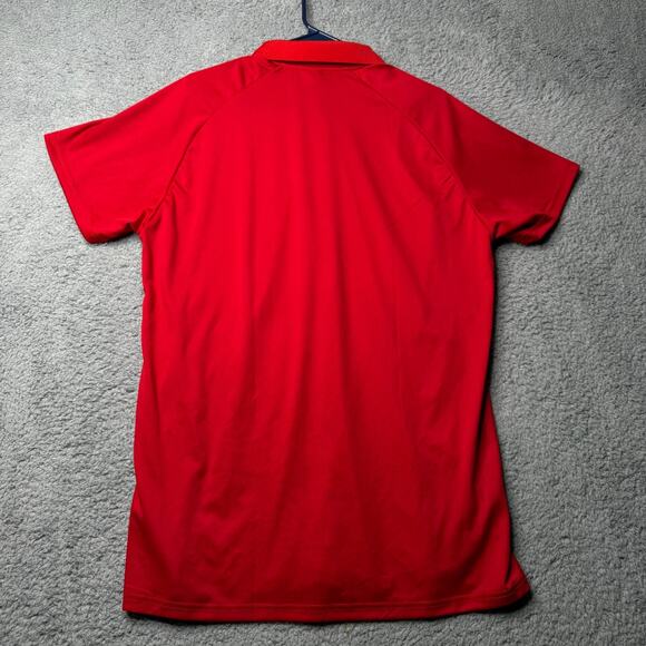 Sport Dri Shirt Men's XL Red and Black Short Sleeve Athletic Short Sleeve Polo - Picture 6 of 6